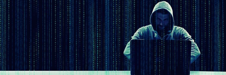 man in hood with laptop-MS 365 Office