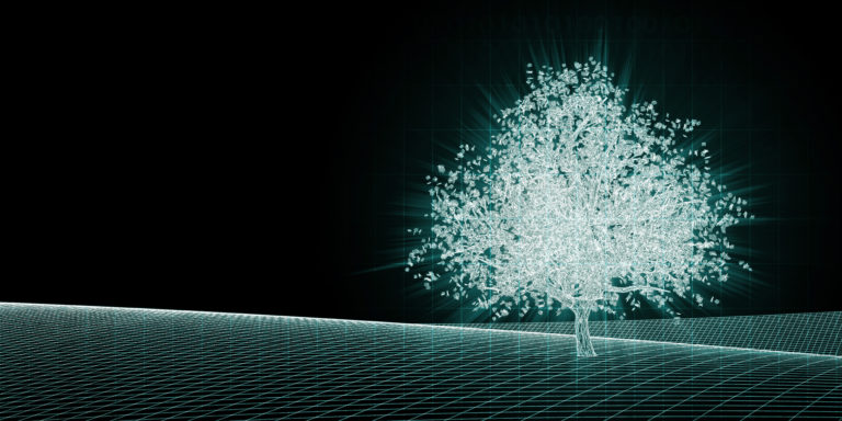 Abstract Digital Landscape